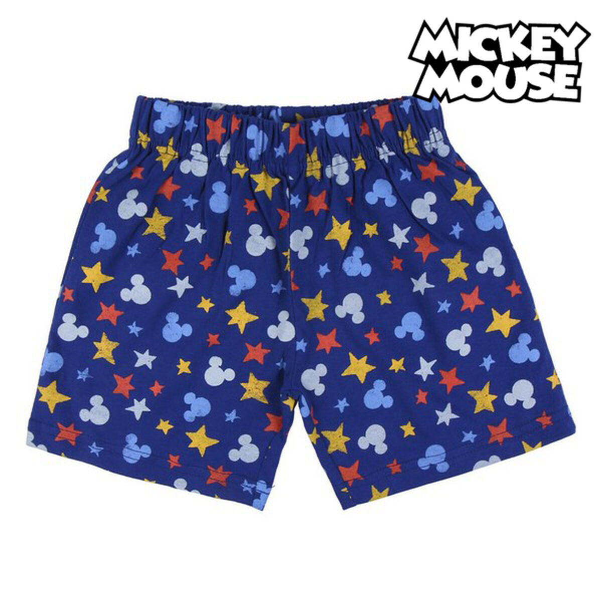 Pyjama Enfant Mickey Mouse Bleu – Ensemble Été Coton Léger