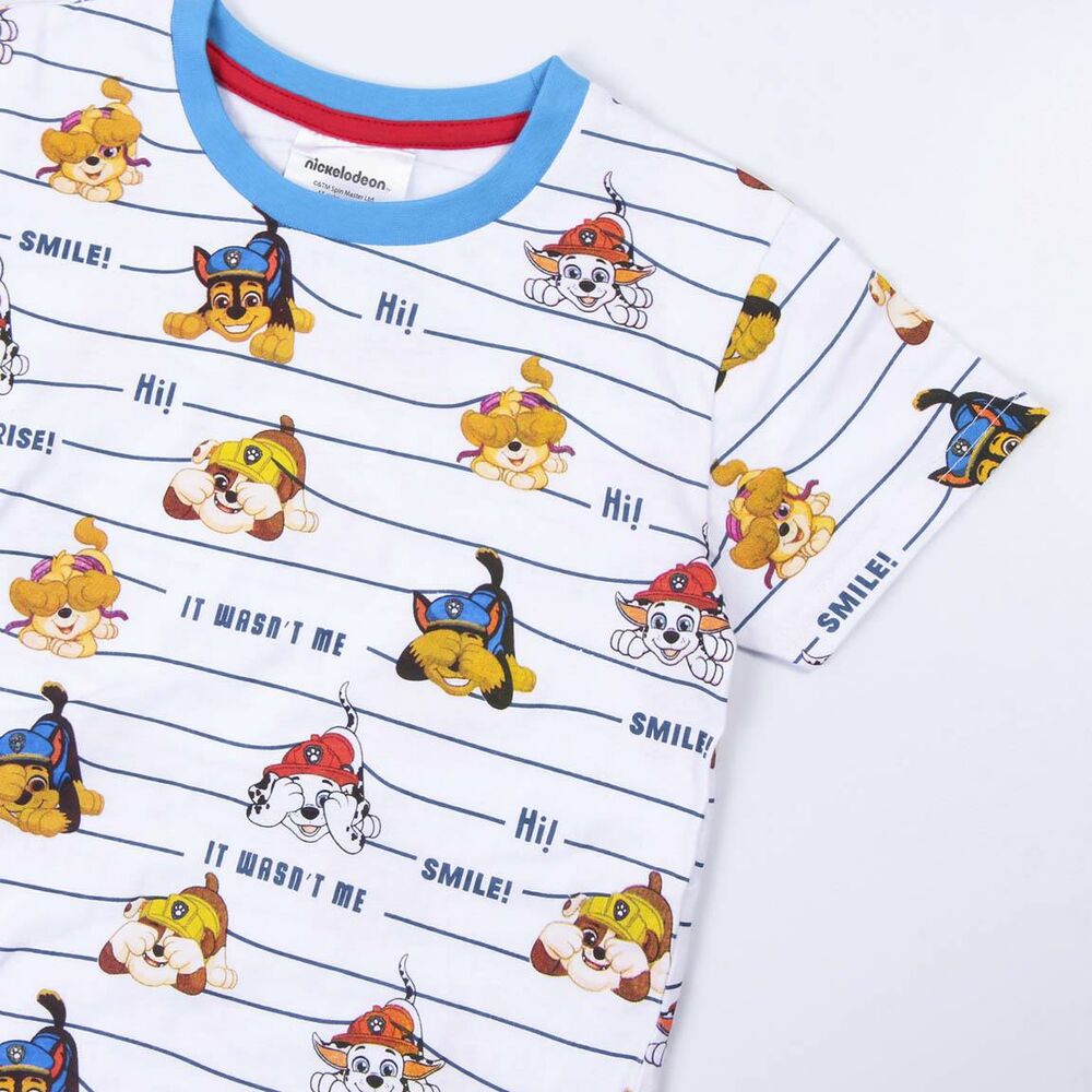 Pyjama Enfant Pat’ Patrouille Bleu – 100 % Coton Été