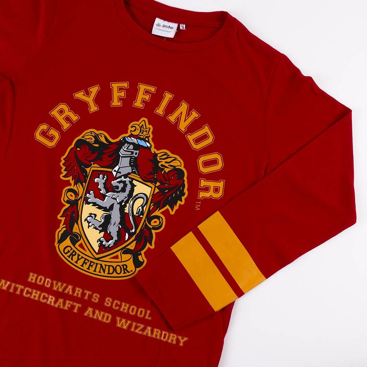 Pyjama Enfant Harry Potter Rouge – 100 % Coton Maison Gryffondor Manches Longues