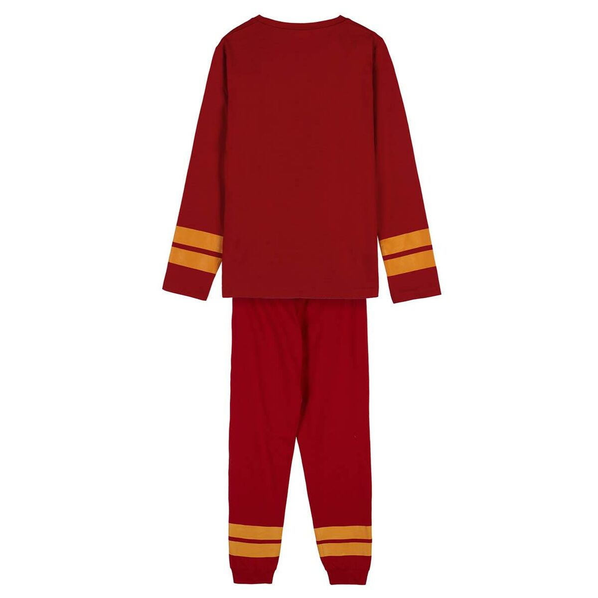 Pyjama Enfant Harry Potter Rouge – 100 % Coton Maison Gryffondor Manches Longues