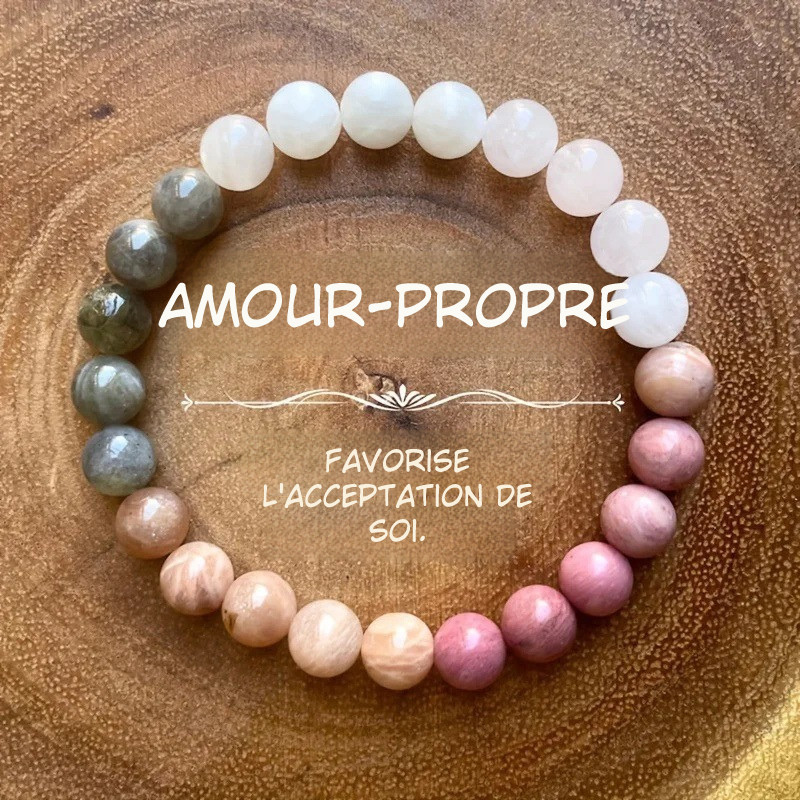 Bracelet Symbolique en Pierres Naturelles – Protection, Apaisement & Énergie Spirituelle