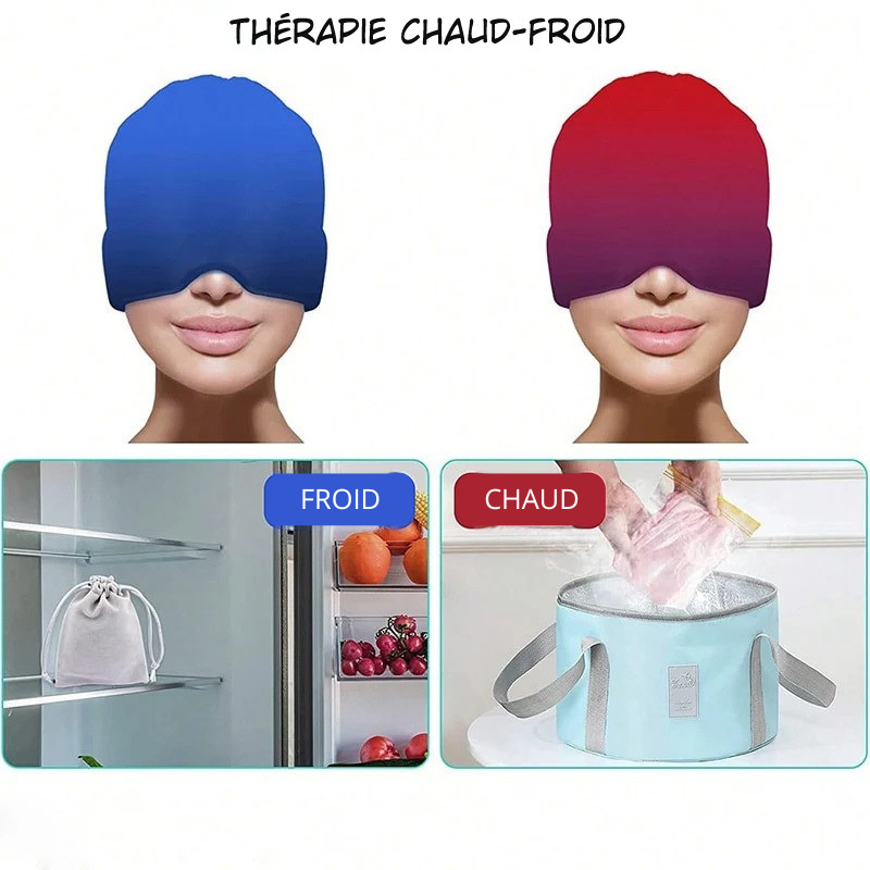 Gel Ice Cap – Casque Thérapeutique Froid/Chaud