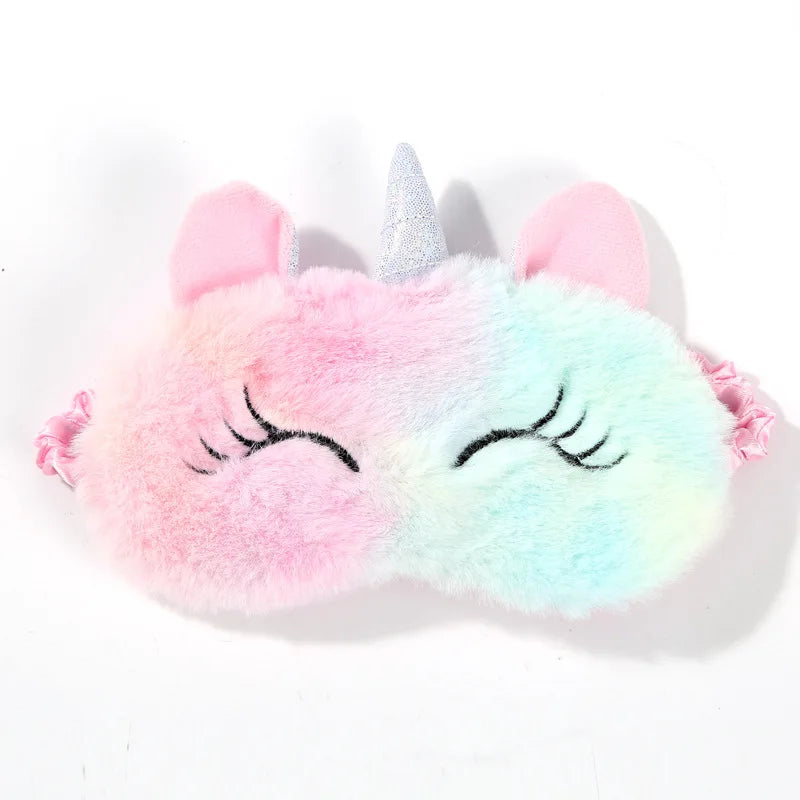 Masque de Sommeil Licorne – Bandeau de Nuit Mignon pour Enfants | Accessoire de Détente & Voyage