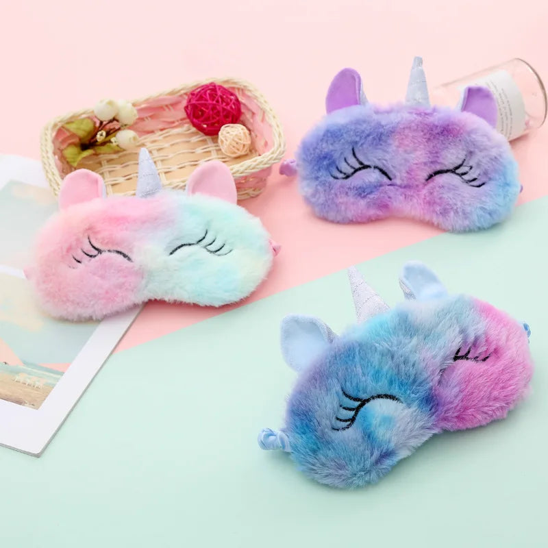 Masque de Sommeil Licorne – Bandeau de Nuit Mignon pour Enfants | Accessoire de Détente & Voyage