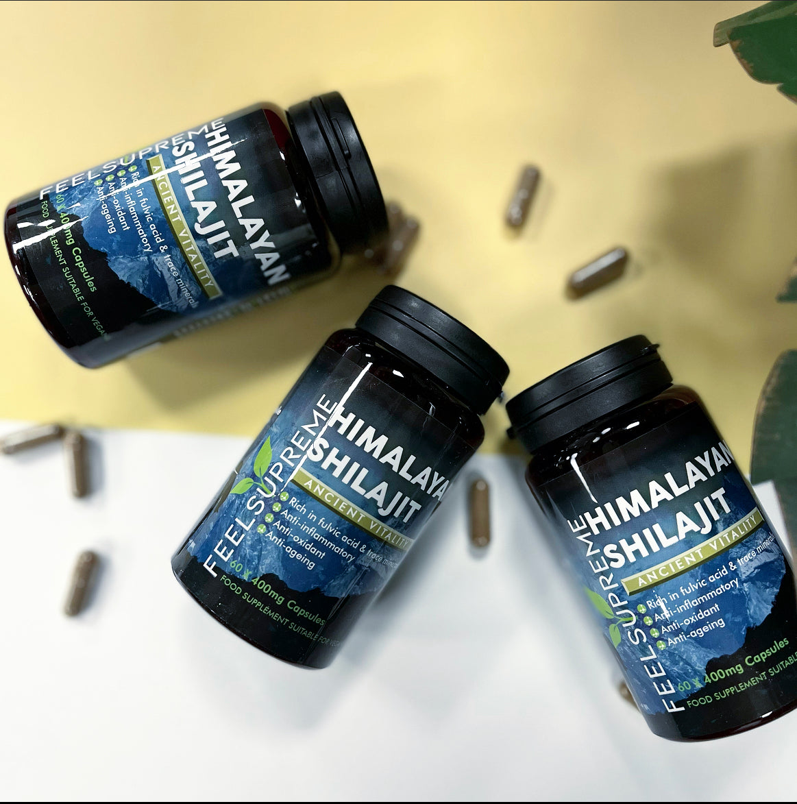 Premium Himalayan Shilajit – Énergie, Vitalité & Bien-être Naturel