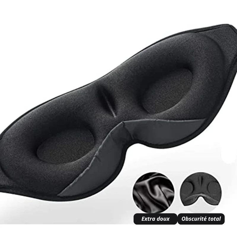 Sleep mask with headphones, 3D contour, night mask for men and women.