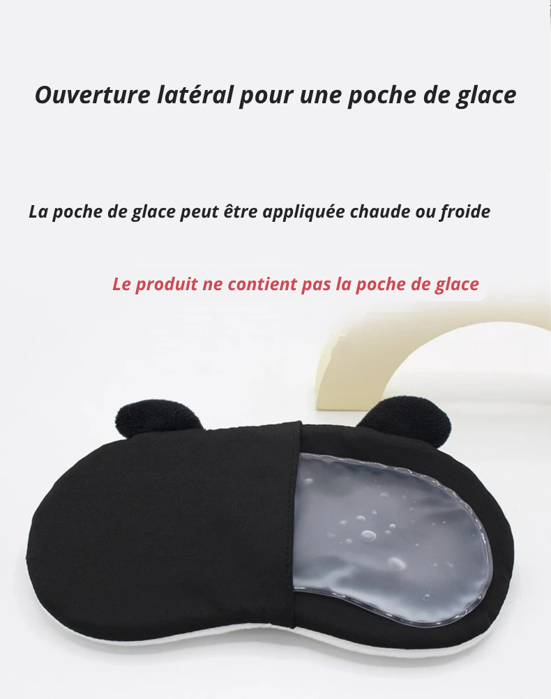 Plush sleep mask for children, women and men.