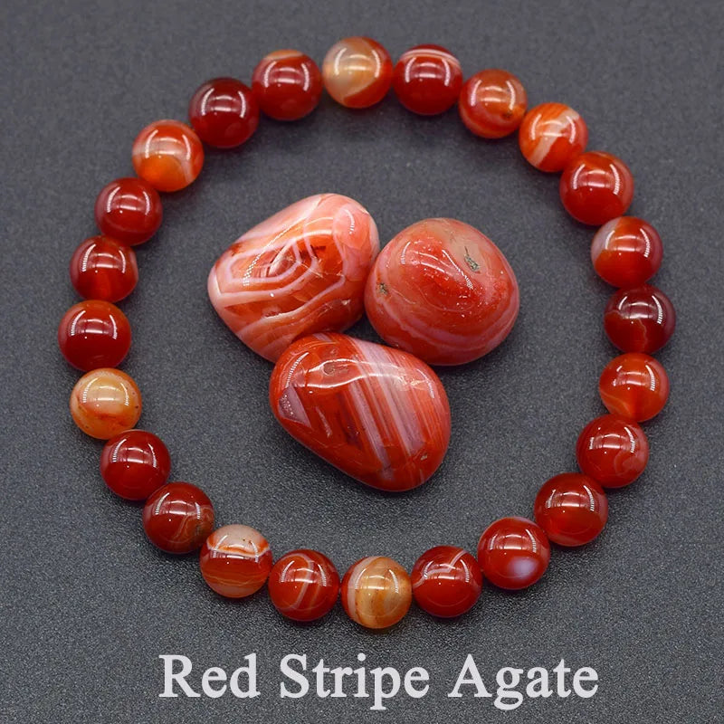 Bracelet en Apatite Bleue Naturelle – Énergie, Circulation & Vitalité