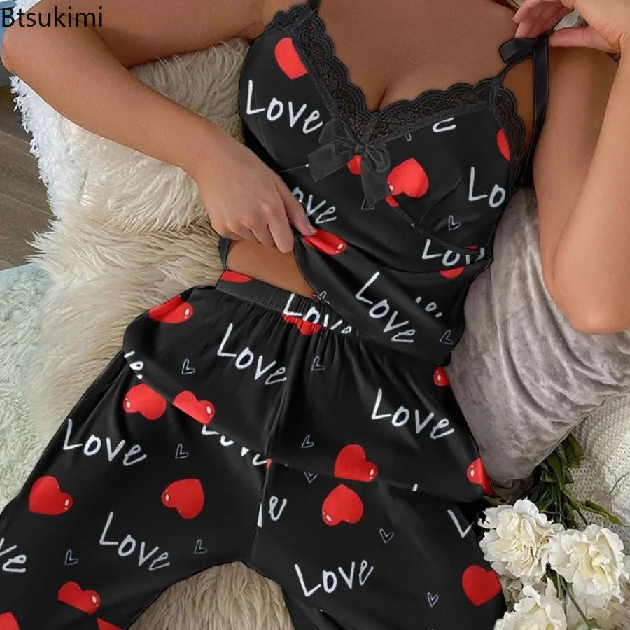 Pyjama Femme Velours – Ensemble 2 Pièces Débardeur & Short | Douceur Chic pour la Maison