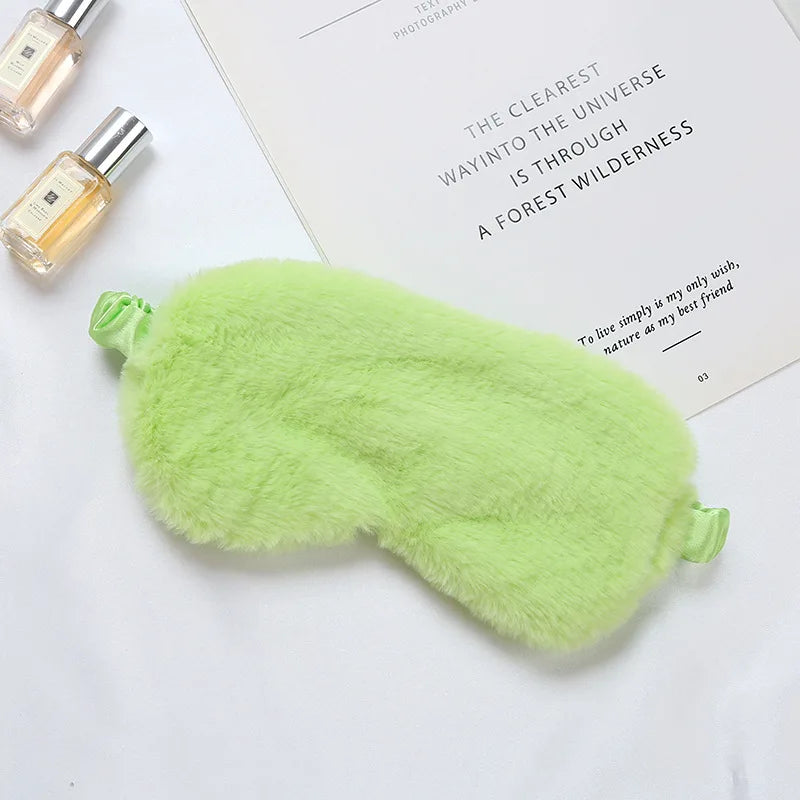 Masque de Sommeil Peluche Nuage – Ultra Doux & Mignon | Pour Sieste & Rêves Enchantés