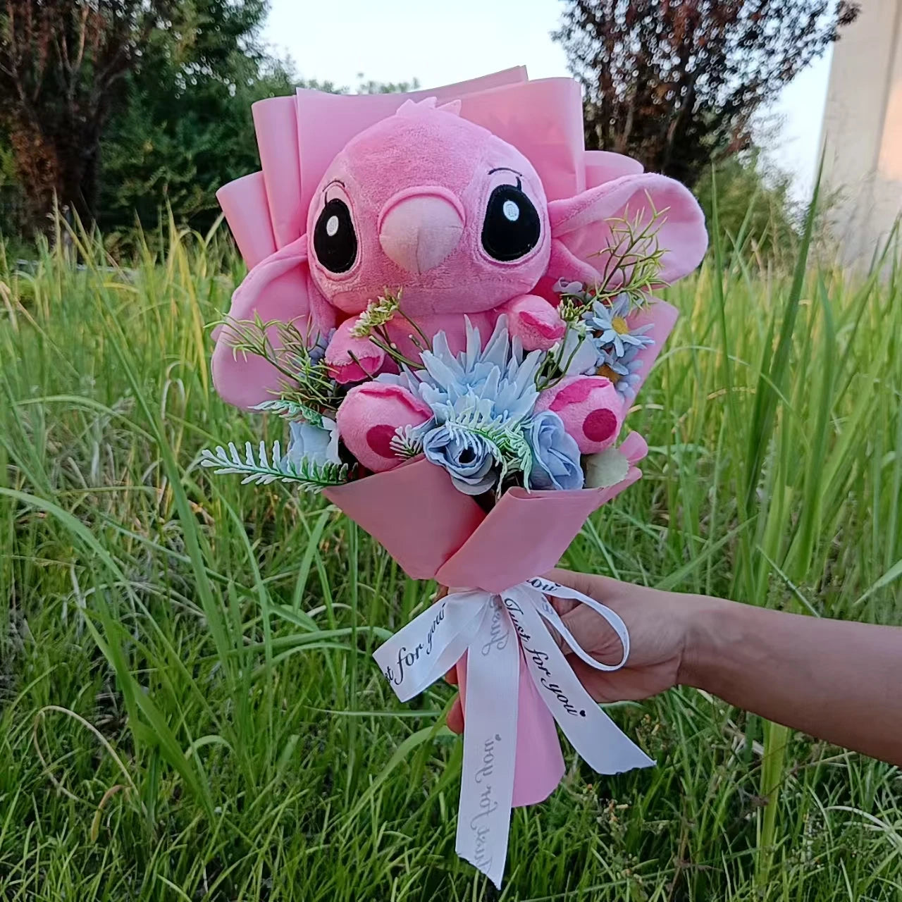 đ Bouquet Peluche Lilo & Stitch â Fleurs & Tendresse Ă Offrir