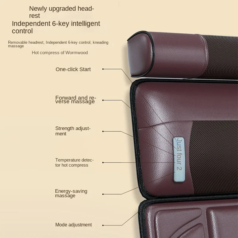 Matelas de Massage Électrique Chauffant – Détente Totale Corps Complet