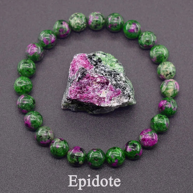 Bracelet en Apatite Bleue Naturelle – Énergie, Circulation & Vitalité