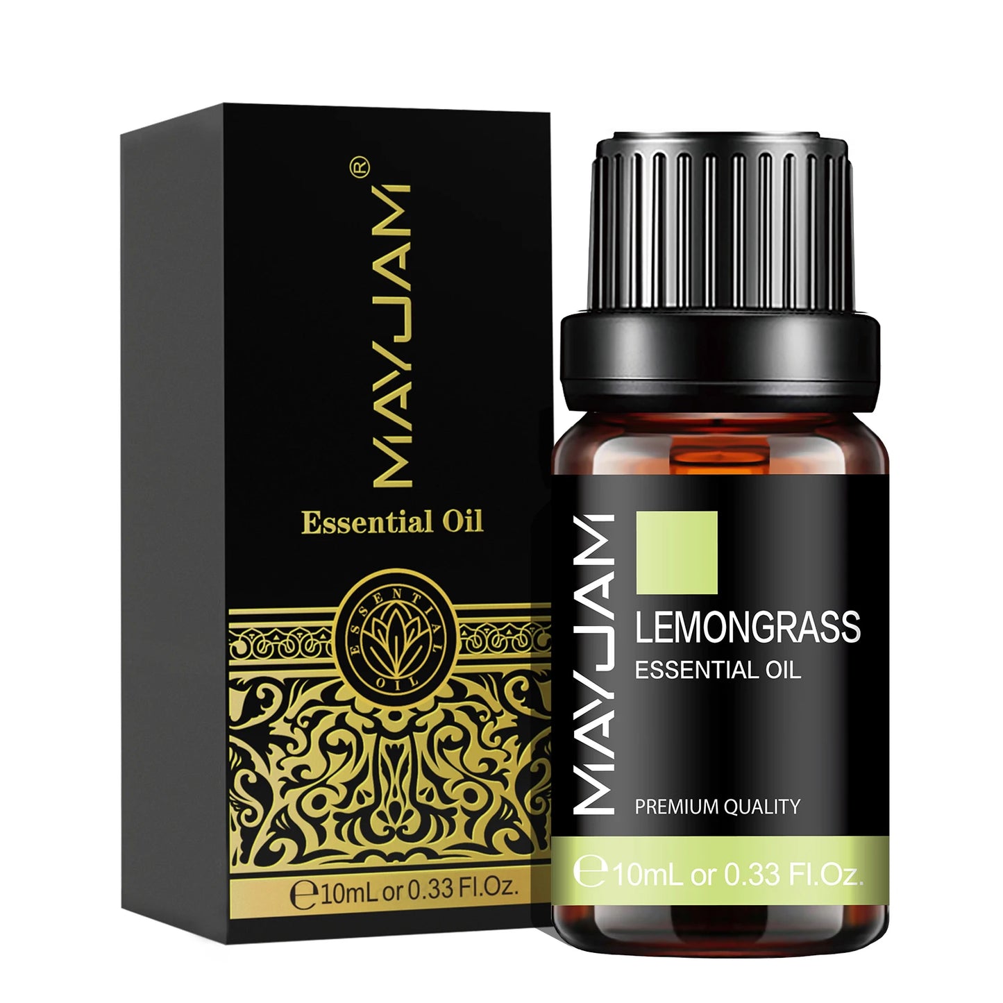 Huile Essentielle MAYJAM 10 ml – Lavande, Eucalyptus, Jasmin, Vanille, Santal | Bien-être & Diffuseur | DelvaBlue