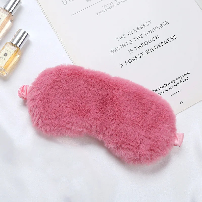 Masque de Sommeil Peluche Nuage – Ultra Doux & Mignon | Pour Sieste & Rêves Enchantés