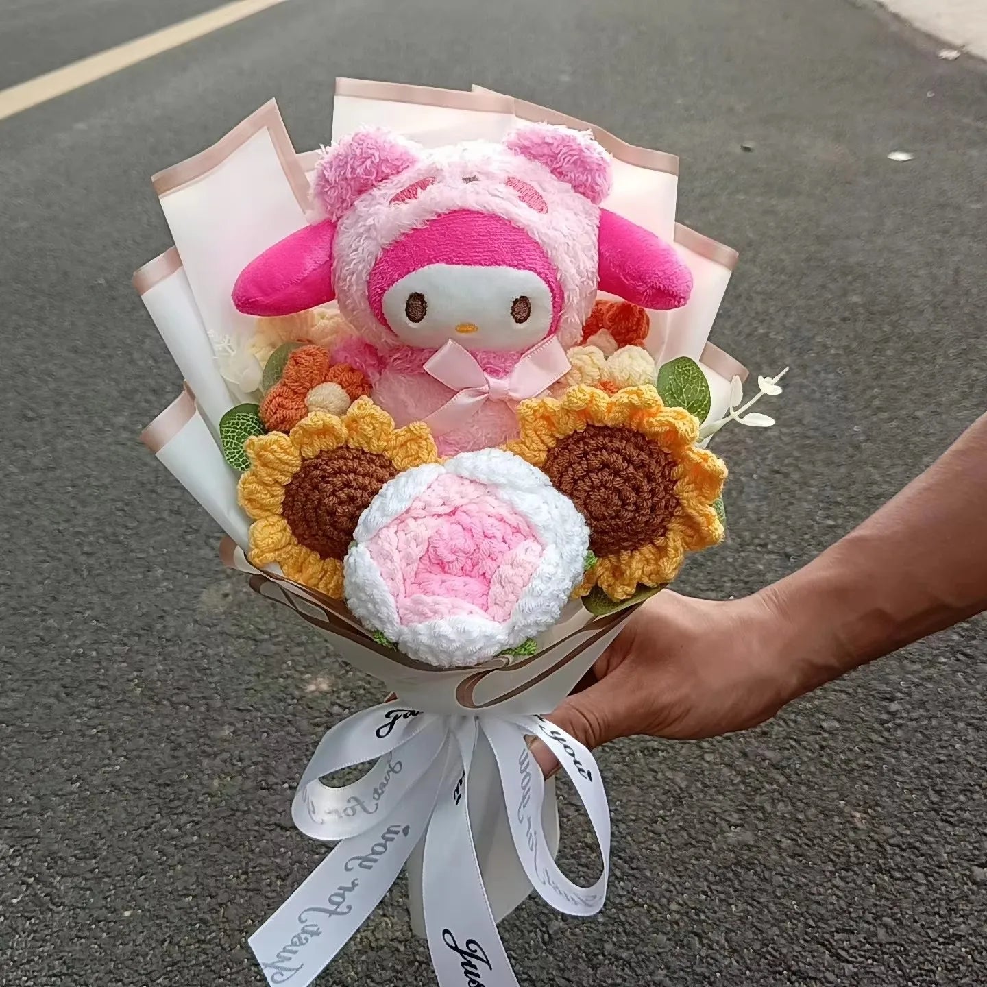 Bouquet Peluche Sanrio – Kuromi, My Melody & Friends