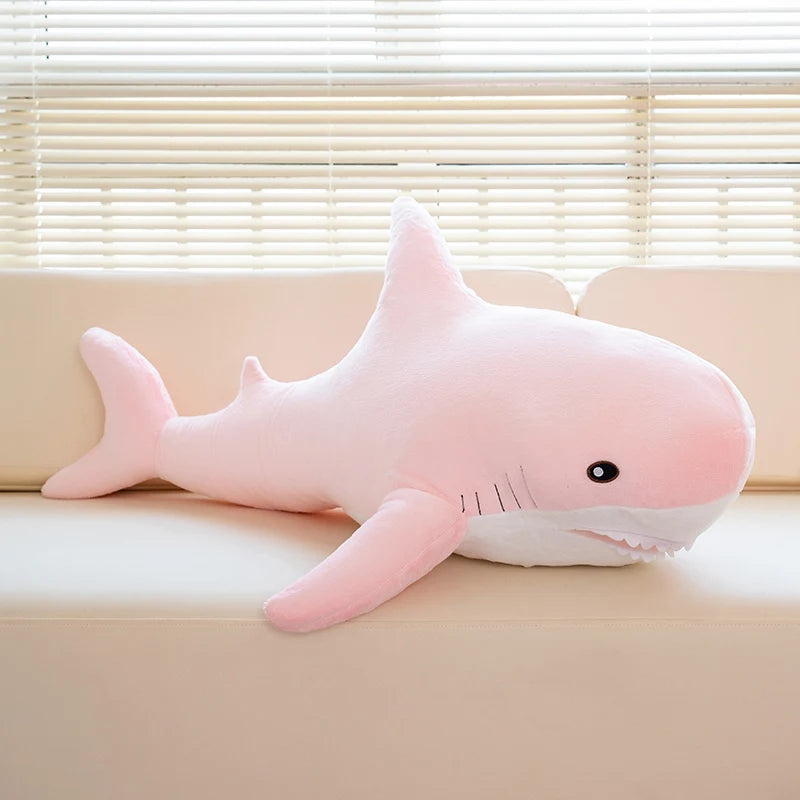 Peluche Requin Arc-en-Ciel – 100cm | Doudou Géant Doux & Coloré pour Enfants et Adultes
