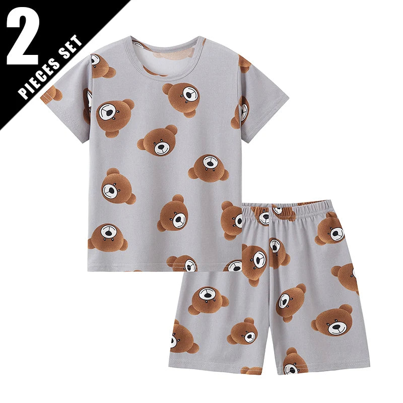 Pyjama Enfant 2 Pièces – Motifs Mignons & Confort Quotidien