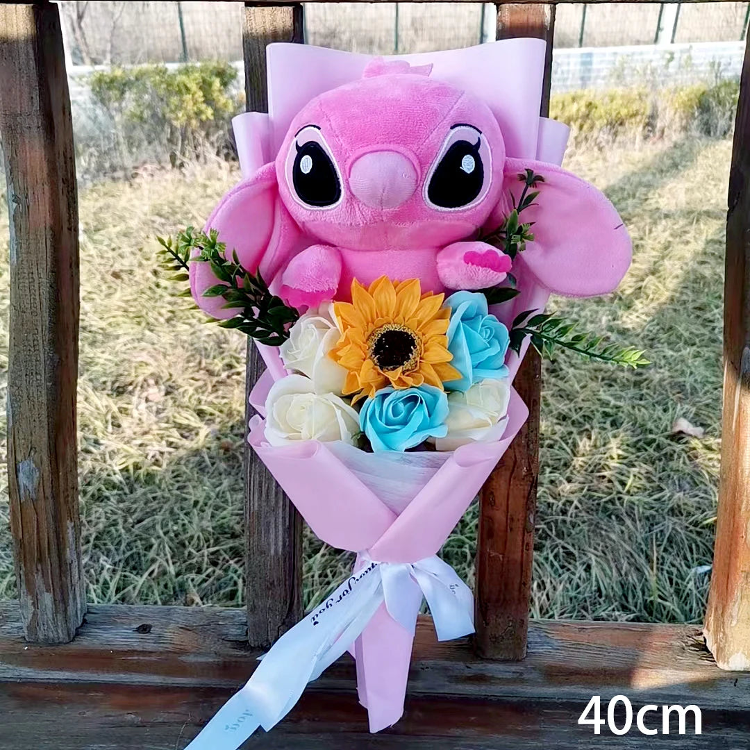 đ Bouquet Peluche Lilo & Stitch â Fleurs & Tendresse Ă Offrir
