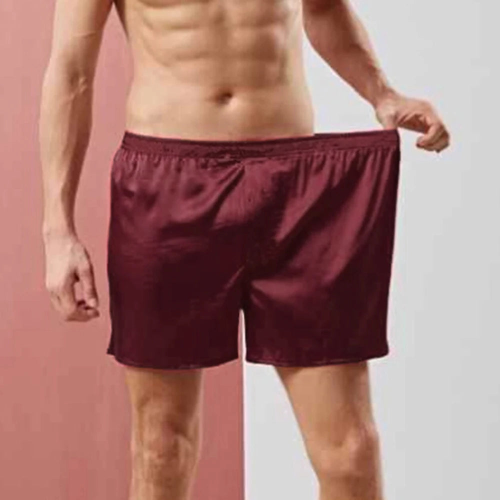 Short de Pyjama Homme – Satin Soie Brillant & Sexy