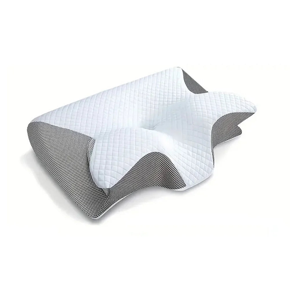 Comfortable memory foam neck pillow.