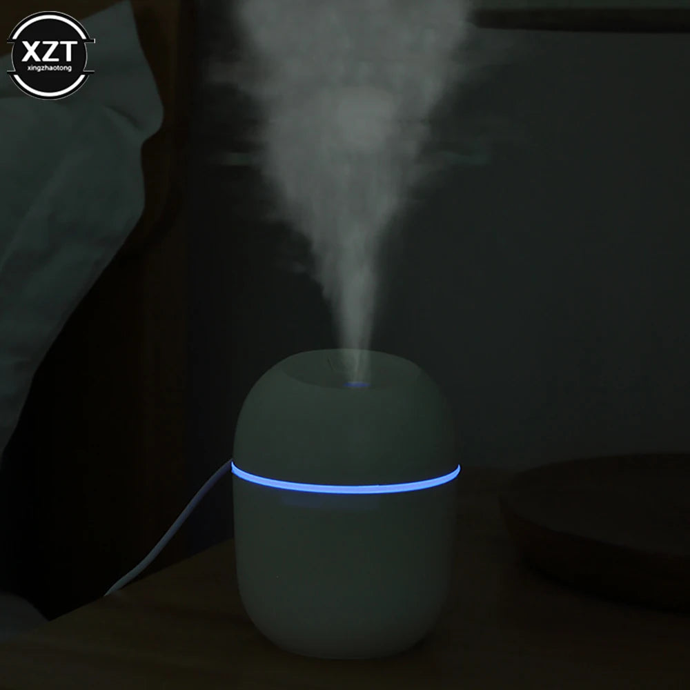 Diffuseur d’Huiles Essentielles 220 ml avec Veilleuse LED – USB Silencieux & Compact | Maison, Voiture, Bureau