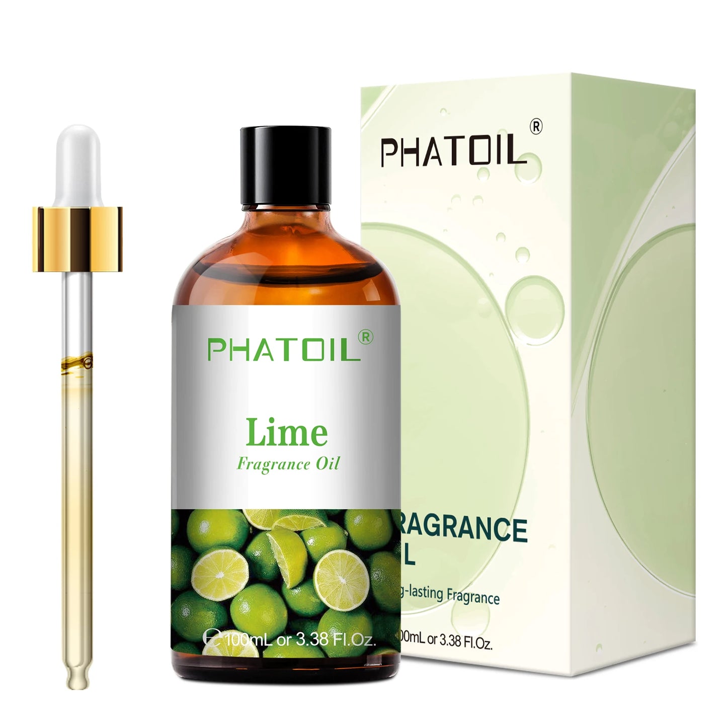 Huile Aromathérapie PHATOIL 100ml – Coco, Vanille, Fraise, Citron | Pour Diffuseur & Bougies