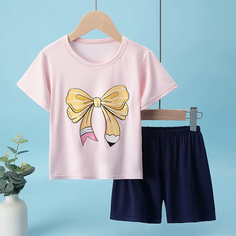 Pyjama Enfant 2 Pièces – Motifs Mignons & Confort Quotidien