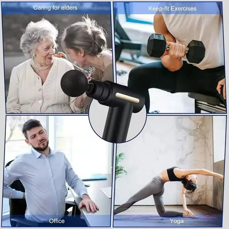 2025 Electric Massage Gun – Professional Muscle Relief and Relaxation