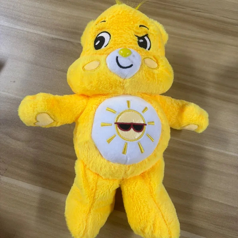 Peluche Ours Arc-en-Ciel – 30/38cm | Doudou Coloré & Coussin Doux pour Petits et Grands