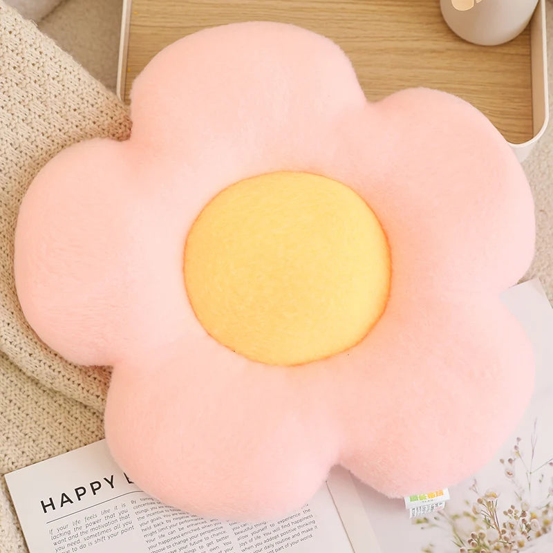 Coussins Peluche Décoratifs – Formes Ciel & Nature | Étoile, Lune, Fleur, Cœur, Arc-en-ciel