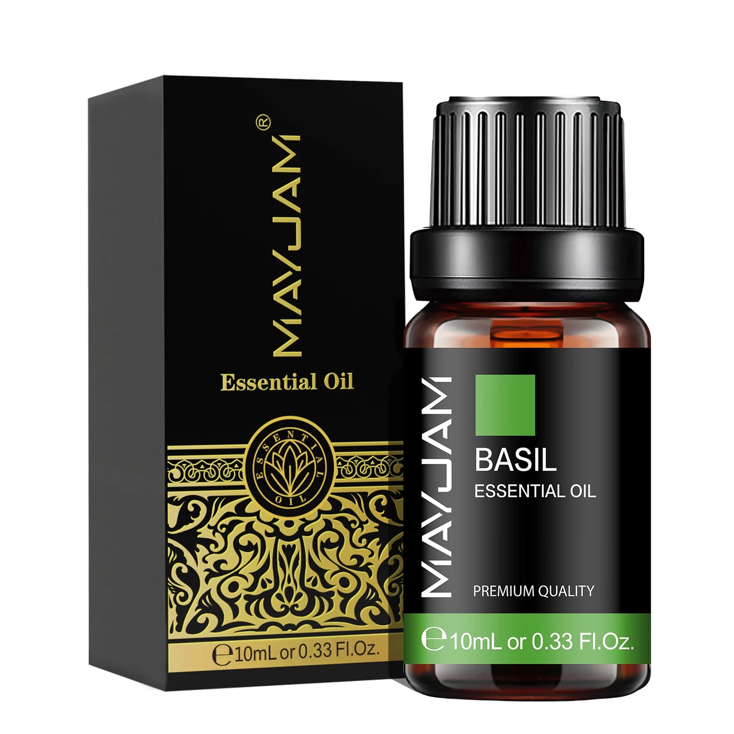 Huile Essentielle MAYJAM 10 ml – Lavande, Eucalyptus, Jasmin, Vanille, Santal | Bien-être & Diffuseur | DelvaBlue