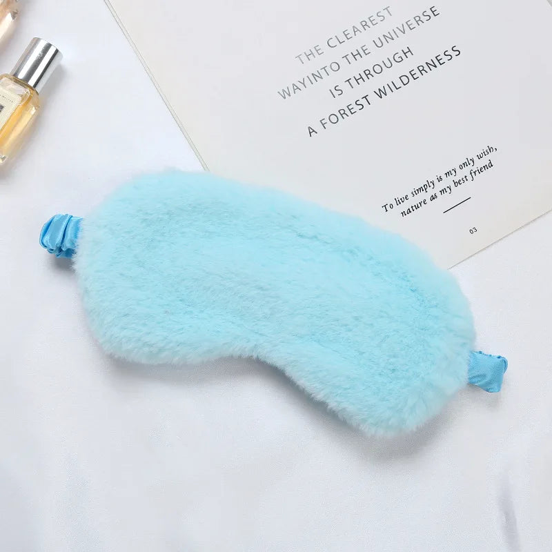 Masque de Sommeil Peluche Nuage – Ultra Doux & Mignon | Pour Sieste & Rêves Enchantés