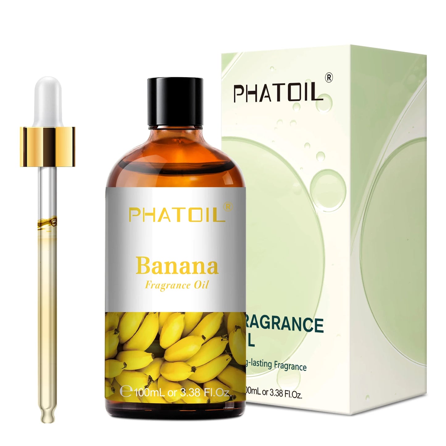 Huile Aromathérapie PHATOIL 100ml – Coco, Vanille, Fraise, Citron | Pour Diffuseur & Bougies