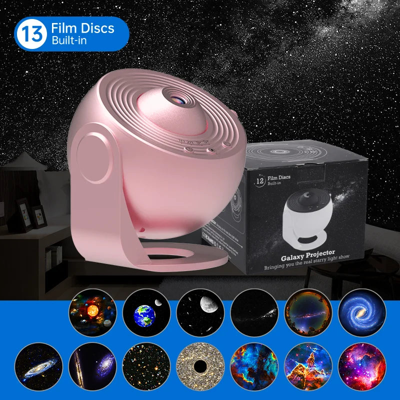Projecteur Galaxie 360° Rotatif | Lampe Ciel Étoilé pour Enfants & Adultes