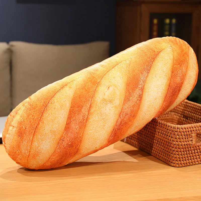 Peluche Baguette Française Géante – Coussin Pain Moelleux & Original