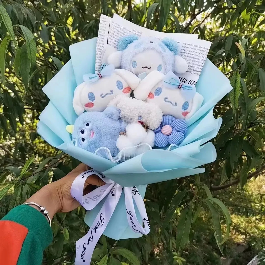 Bouquet Peluche Sanrio – Kuromi, My Melody & Friends
