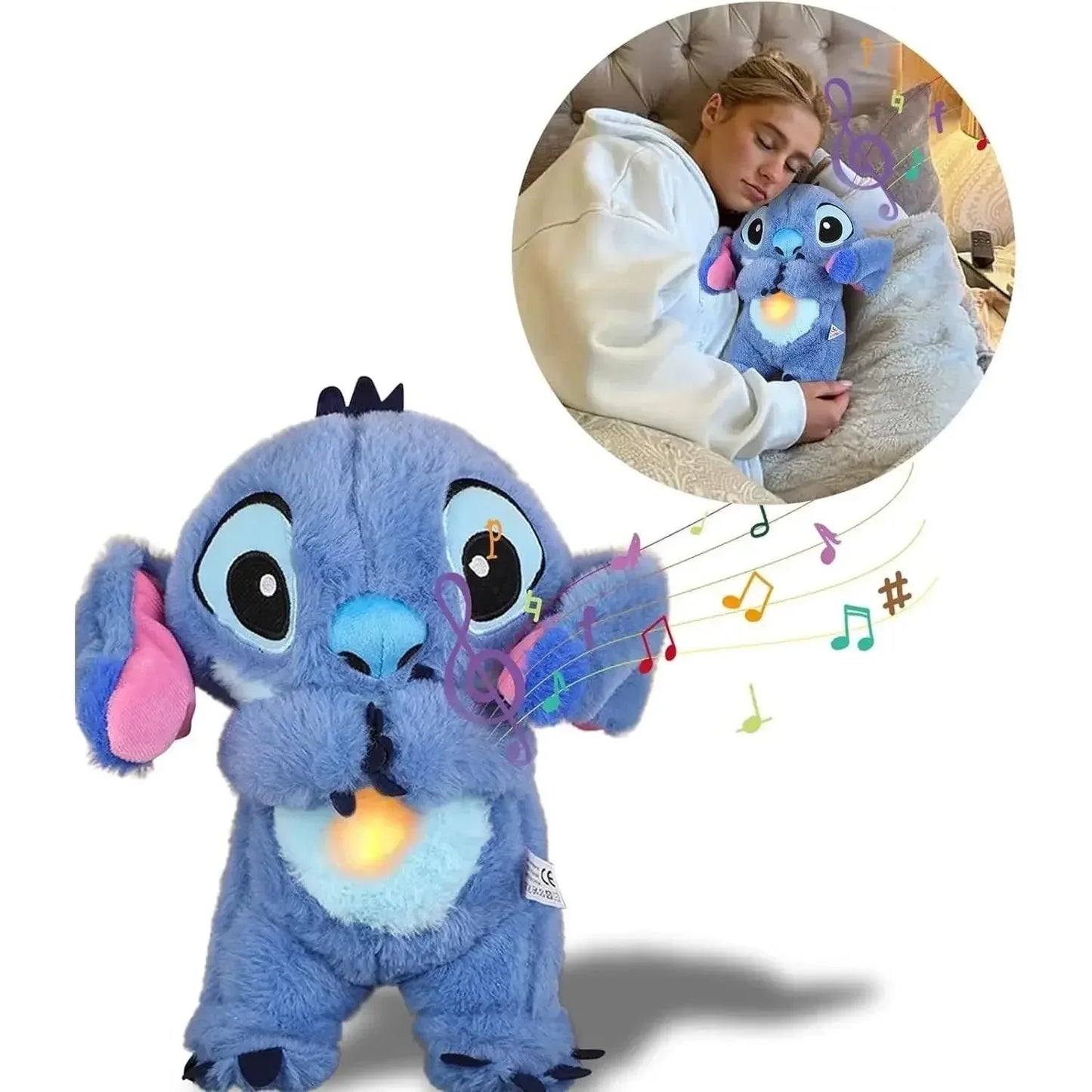 Peluche Lumineuse & Musicale Stitch – Compagnon Kawaii pour Bébé et Enfant