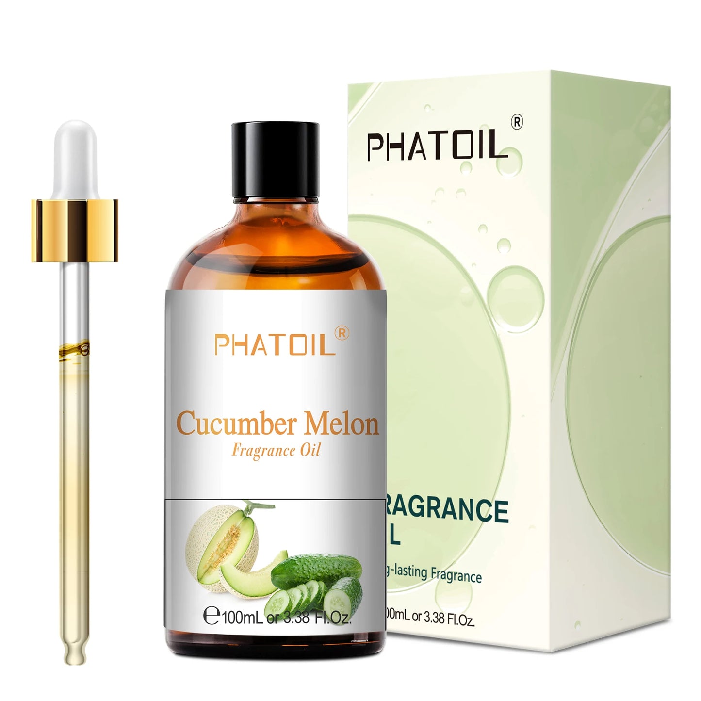 Huile Aromathérapie PHATOIL 100ml – Coco, Vanille, Fraise, Citron | Pour Diffuseur & Bougies