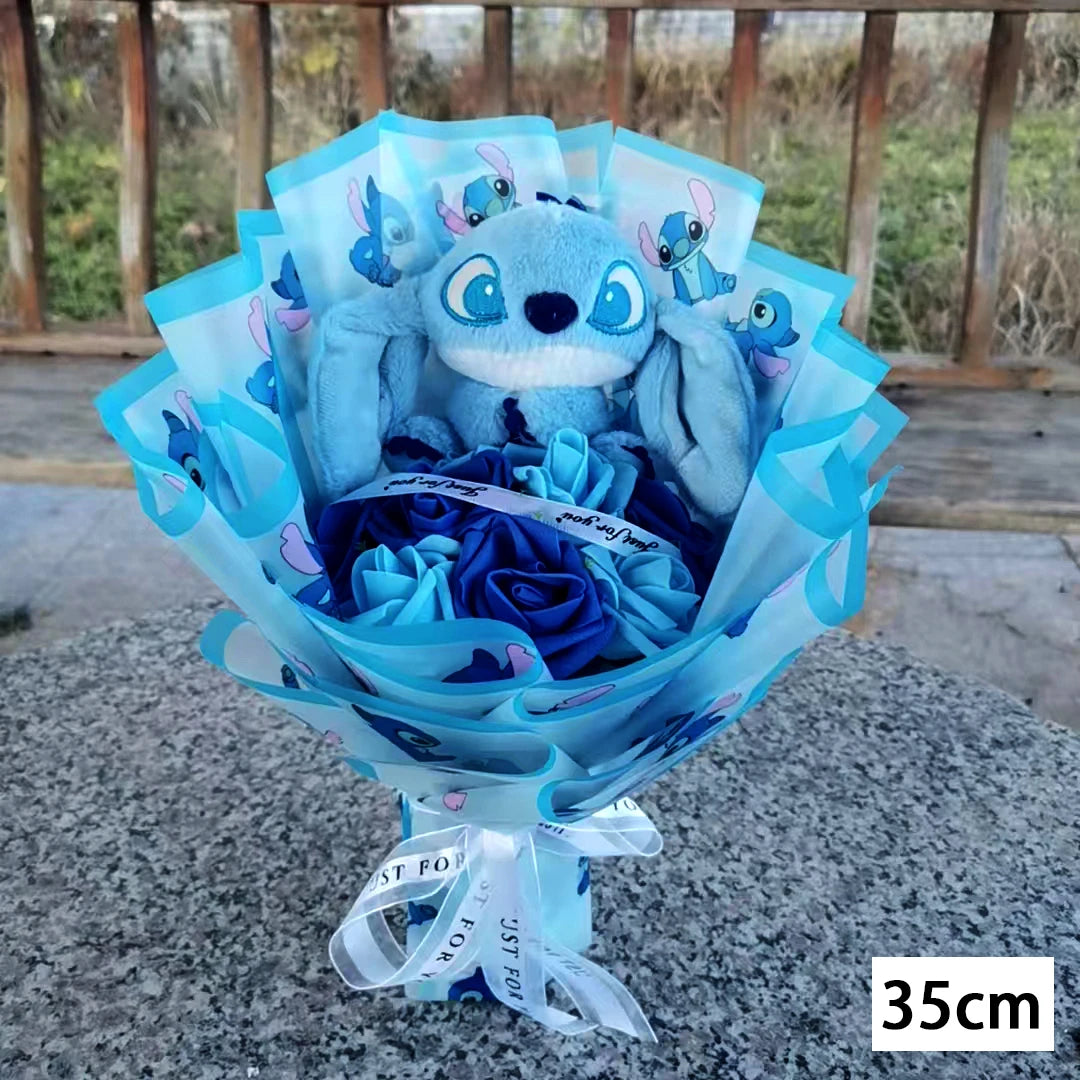 đ Bouquet Peluche Lilo & Stitch â Fleurs & Tendresse Ă Offrir