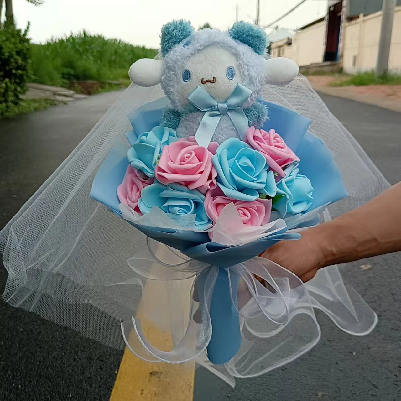 Bouquet Peluche Sanrio – Kuromi, My Melody & Friends