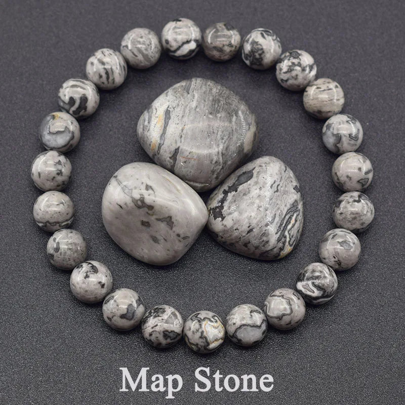 Bracelet en Apatite Bleue Naturelle – Énergie, Circulation & Vitalité