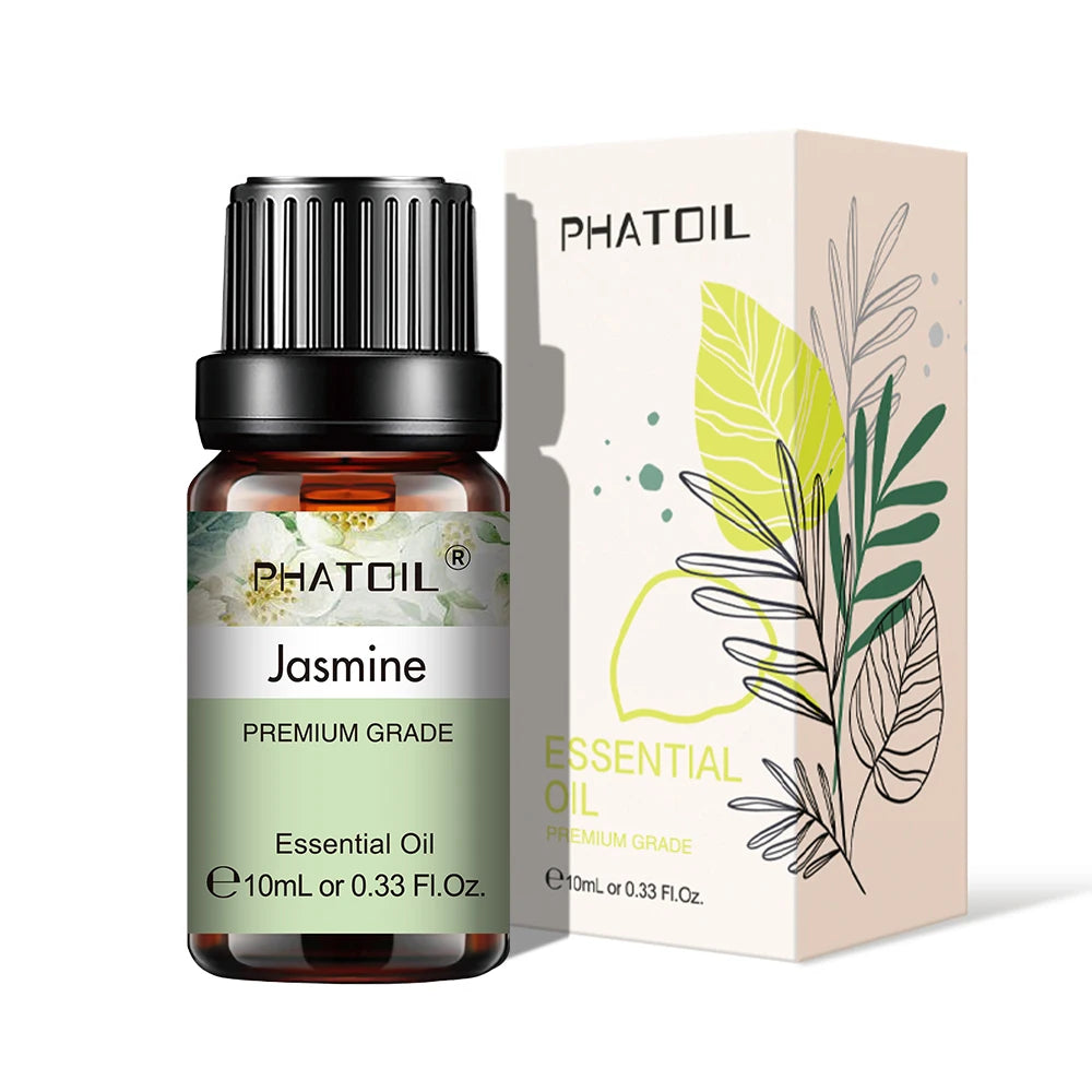 Huile Essentielle 100 % Naturelle 10 ml – Lavande, Jasmin, Vanille | Diffuseur & Soins DIY