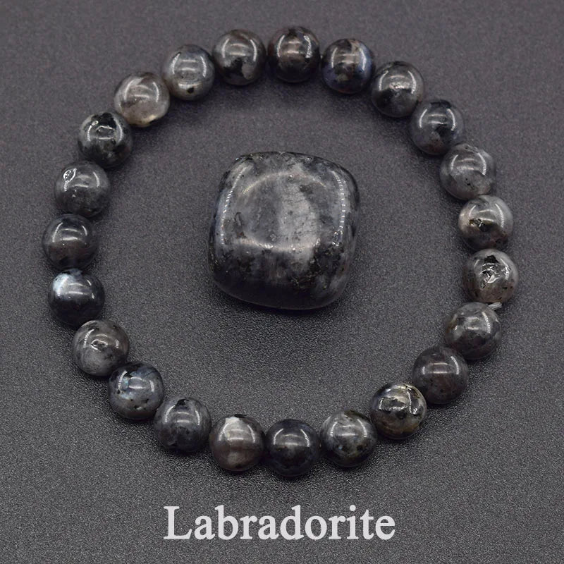 Bracelet en Apatite Bleue Naturelle – Énergie, Circulation & Vitalité
