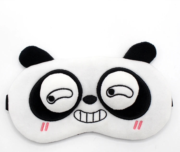 Plush sleep mask for children, women and men.