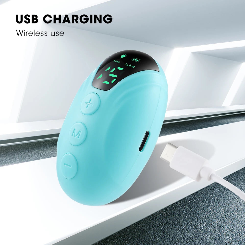 Smart anti-stress and anti-anxiety sleep instrument.