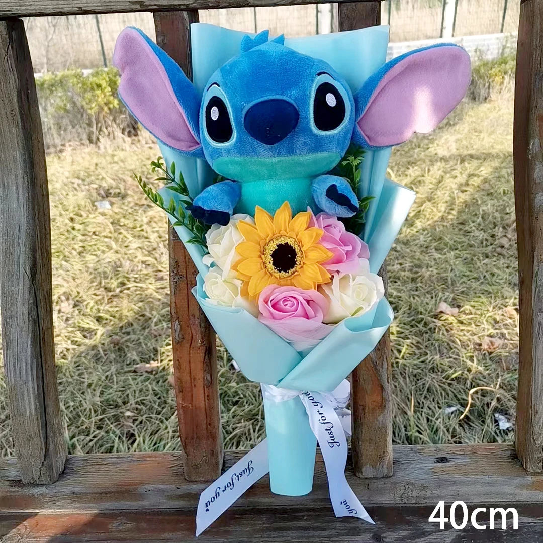 đ Bouquet Peluche Lilo & Stitch â Fleurs & Tendresse Ă Offrir