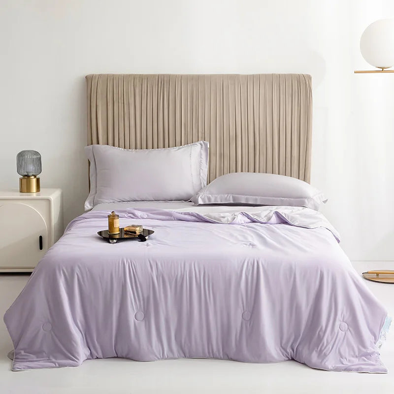 Couverture Rafraîchissante Été – Légère & Respirante | Tissu Double Face Froid | Couette Fine Confort Climatisé