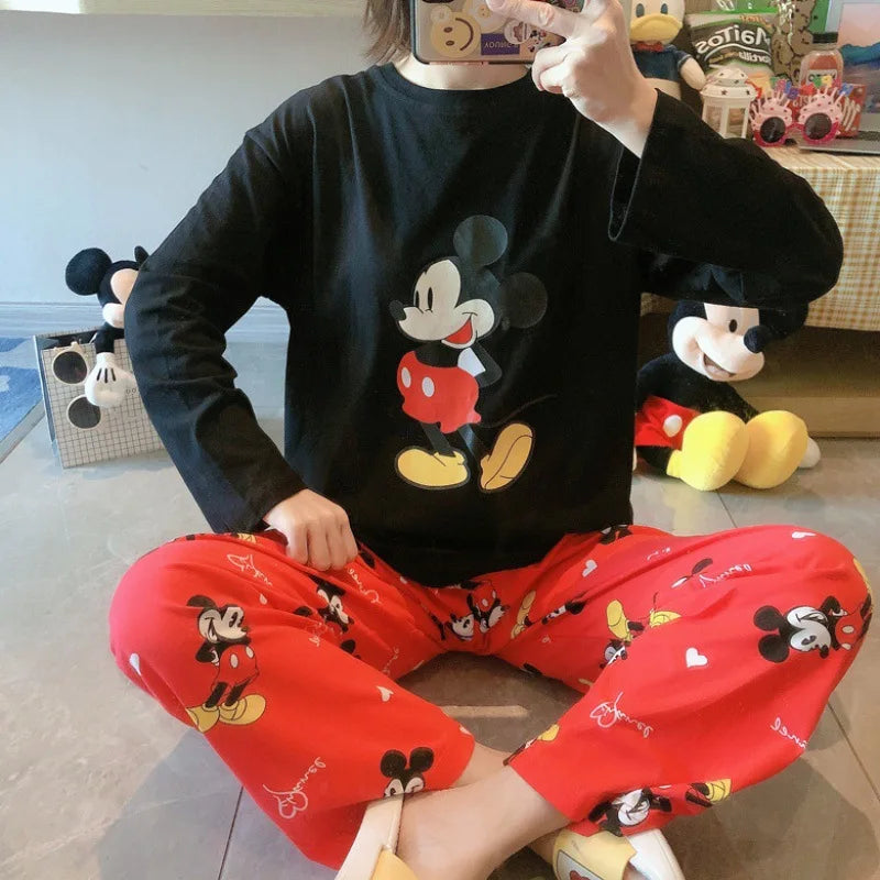 Pyjama Femme à Motifs Mignons – Ensemble 2 pièces Doux & Confortable