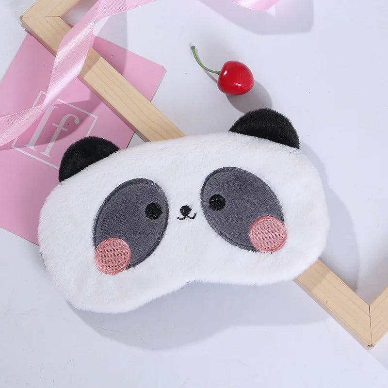 Masque de Sommeil Chat en Peluche – Bandeau Doux et Mignon pour la Sieste | Confort Visuel & Détente